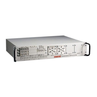Tektronix Keithley S46T Installation Manual