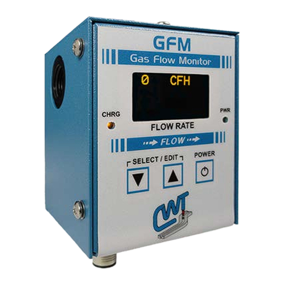 CWT GFM A0A0161 Operation & Installation Manual