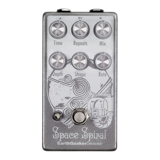 EarthQuaker Devices Space Spiral Quick Start Manual