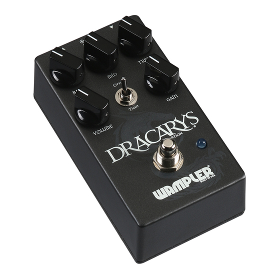 Wampler Dracarys Manual