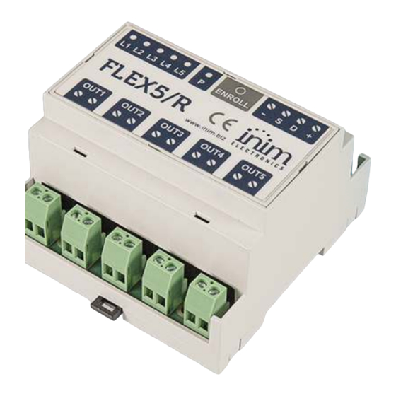 INIM Flex5/R Installation And Programming Manual