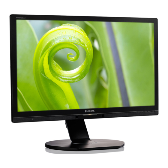 Philips Brilliance 221P6 Manuals