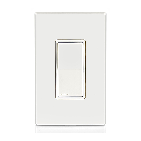 Leviton W5601 Manual