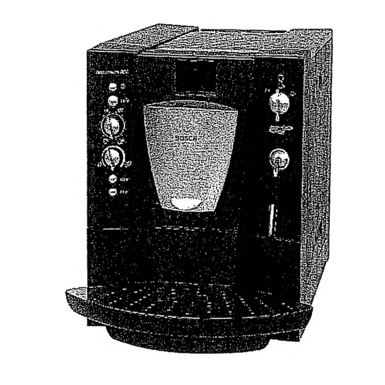 Bosch TCA 6001 UC Use And Care Manual