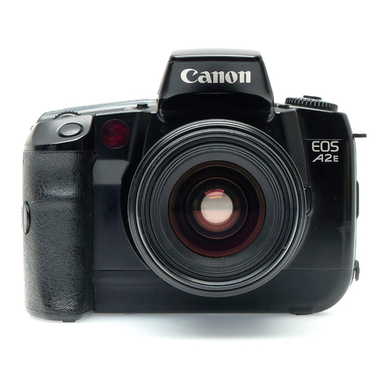 Canon EOS A2E Instructions Manual
