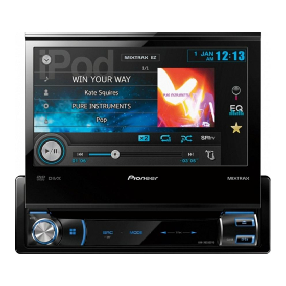 Radio pioneer para carro AVH-X5750BT pantalla tactil DVD usb Bluetooth