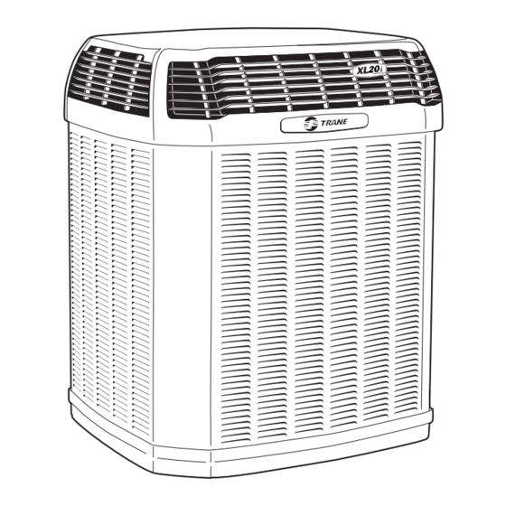 Trane XL20i 4TTZ0036B1 Product Data