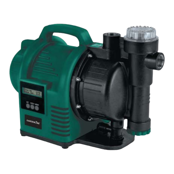 ALDI Gardenline 1100W Water Pump User Manual
