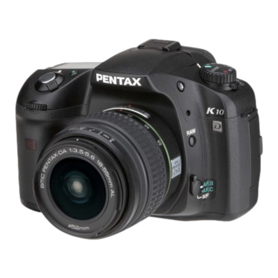 Pentax K10D Brochure & Specs