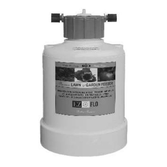 EZ FLO EZ 1010-HB Installation And Operating Manual
