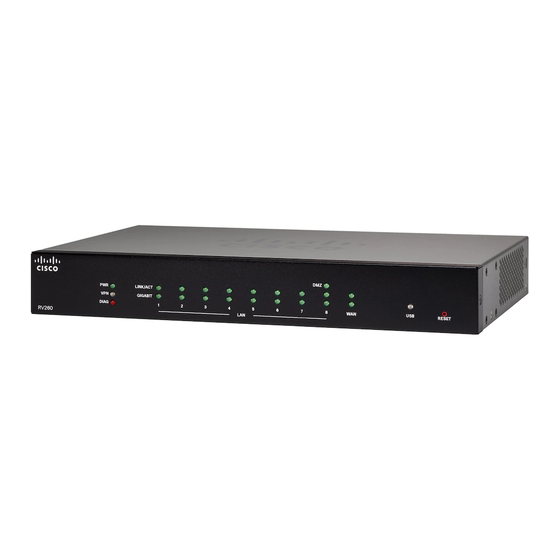 cisco RV260 series Manuals