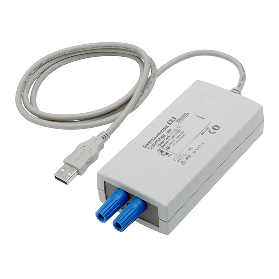 Endress+Hauser Commubox FXA195 Technical Information