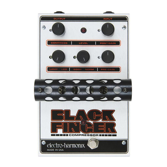 Electro-Harmonix BLACK FINGER Manual