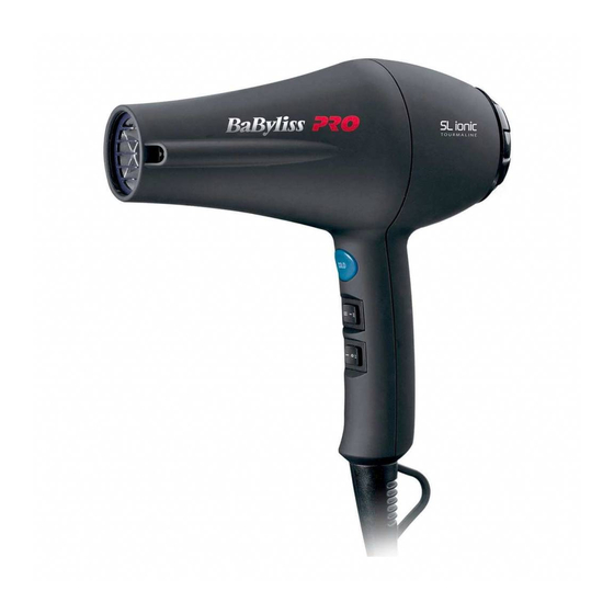 BaByliss PRO BAB5586E Quick Manual