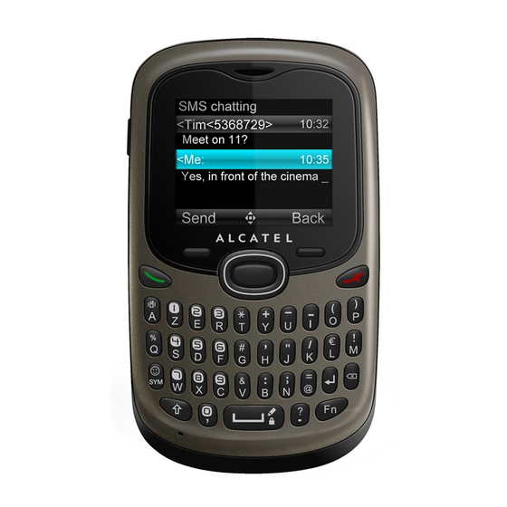 Alcatel One Touch OT-255A User Manual
