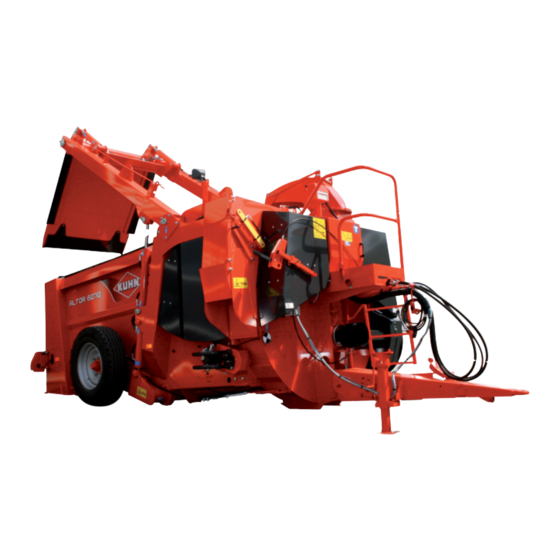KUHN ATHENOR 6070 Operator's Manual