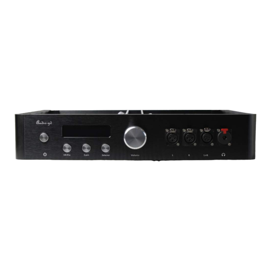 Audio-GD Master 9 Instruction Manual