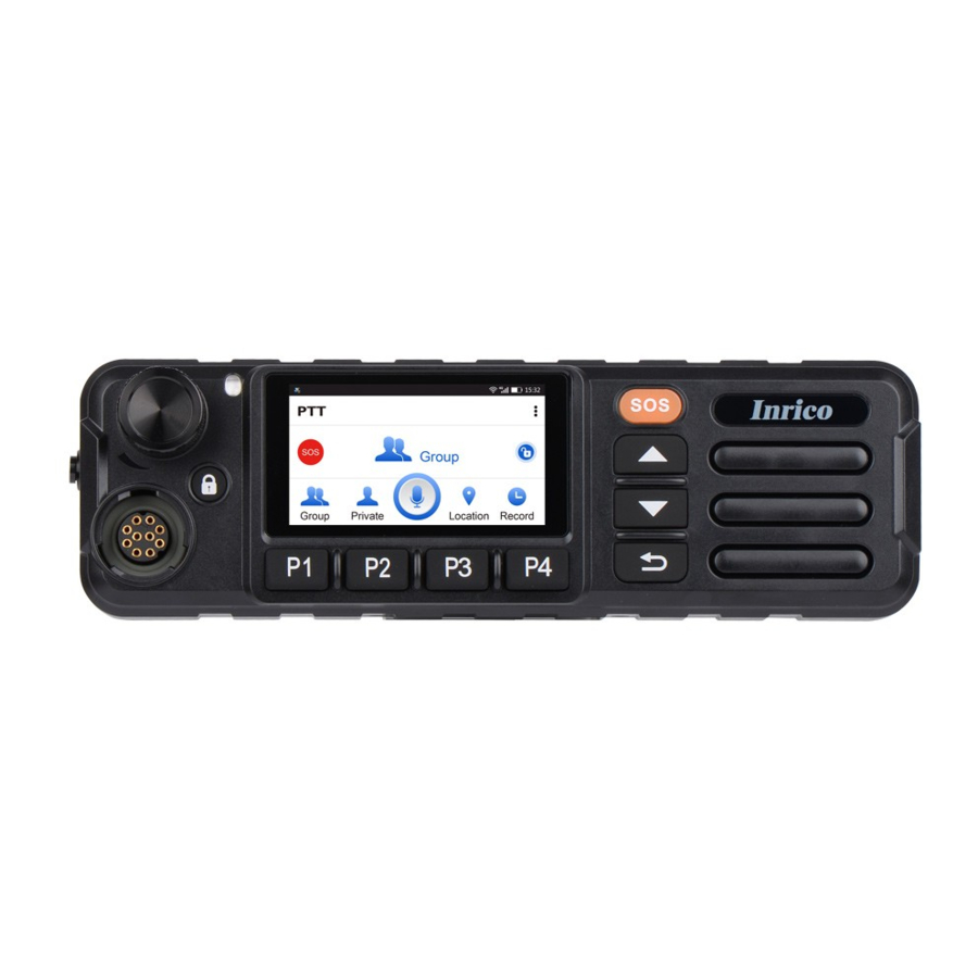 Inrico TM-7 Plus - Car Radio Manual