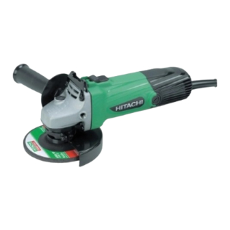 HIKOKI G 10SS Handling Instructions Manual
