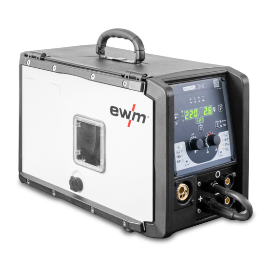 EWM Picomig 220 puls TKG Operating Instructions Manual