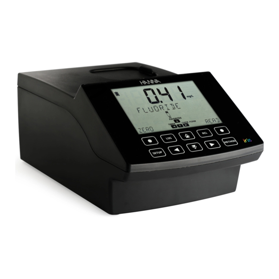 Hanna Instruments IRIS HI801 Instruction Manual
