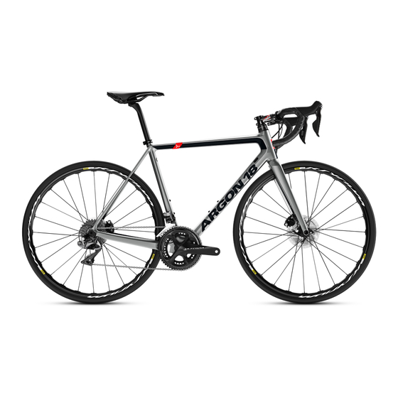 Argon 18 GALLIUM DISC 280A Manuals