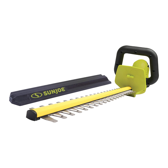 SNOWJOE Sunjoe 24V-HT18-CT Operator's Manual