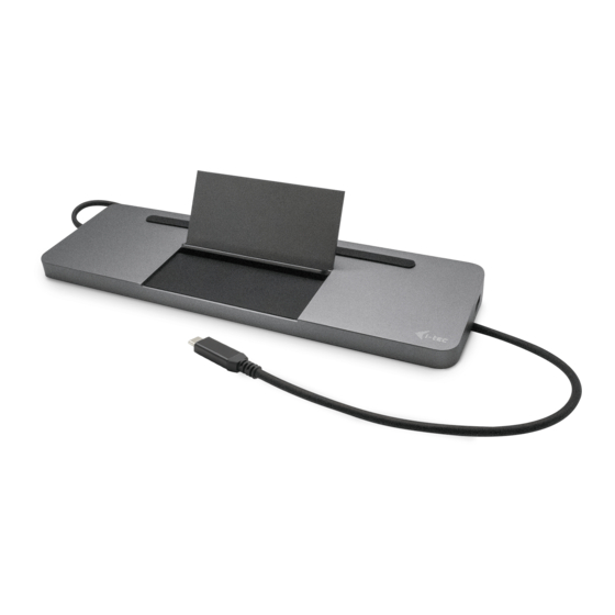 i-tec C31FLATDOCKPDPRO User Manual