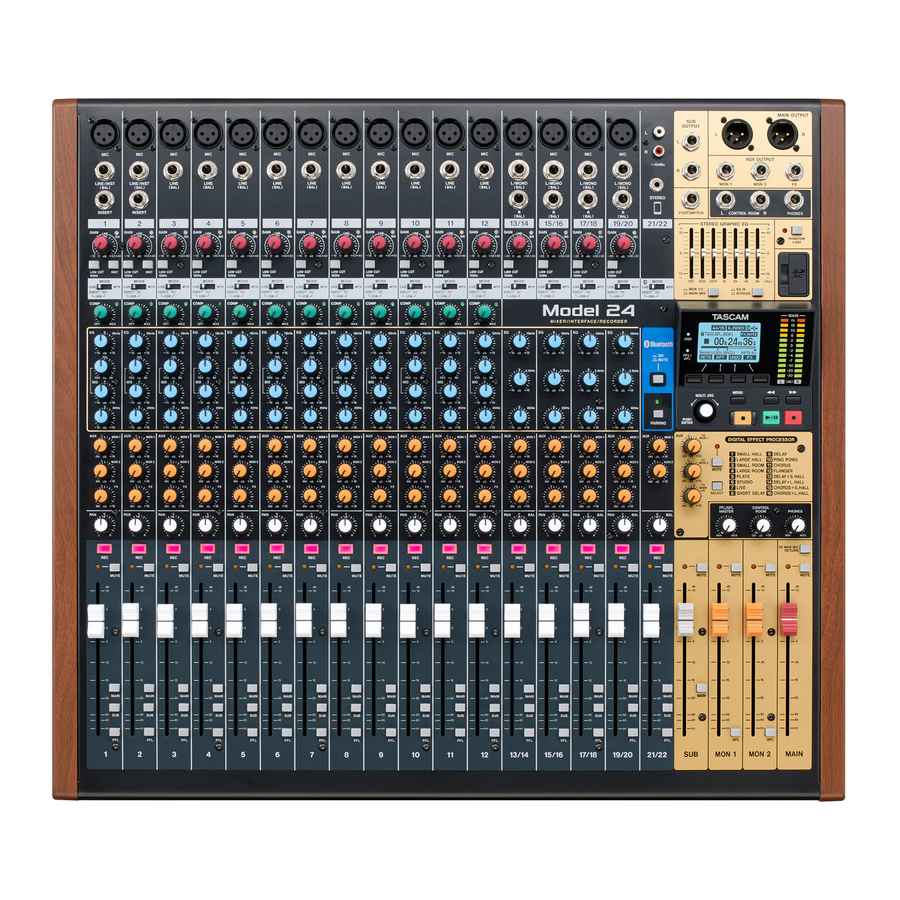 Tascam 24 Manual