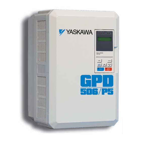 YASKAWA GPD-506V Manuals