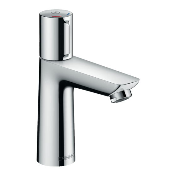 Hans Grohe Talis Select E 110 71750000 Instructions For Use Manual