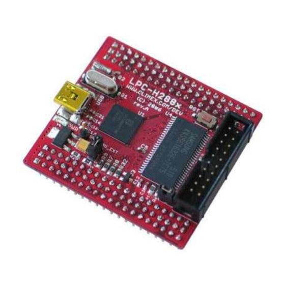 NXP Semiconductors LPC2880 User Manual