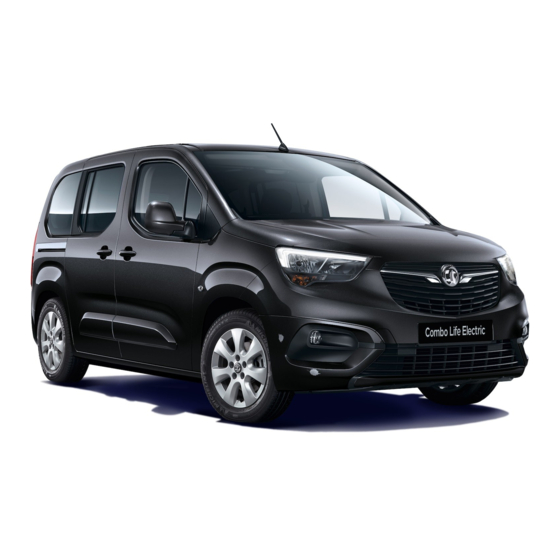 Vauxhall COMBO Owner's Manual