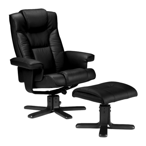 Happy Beds homely Malmo Recliner and Stool Assembly Instructions Manual
