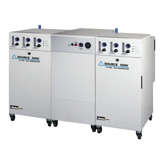 Parker Balston Super Flow Tri-Gas Generator Series Installation, Operation And Maintenance Manual