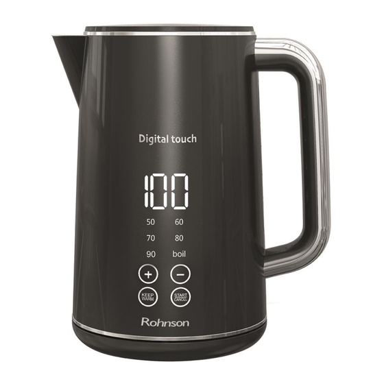 Rohnson Digital touch R-7600 Instruction Manual
