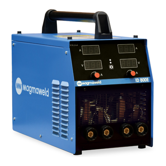 Magmaweld ID 800 E Quick Start