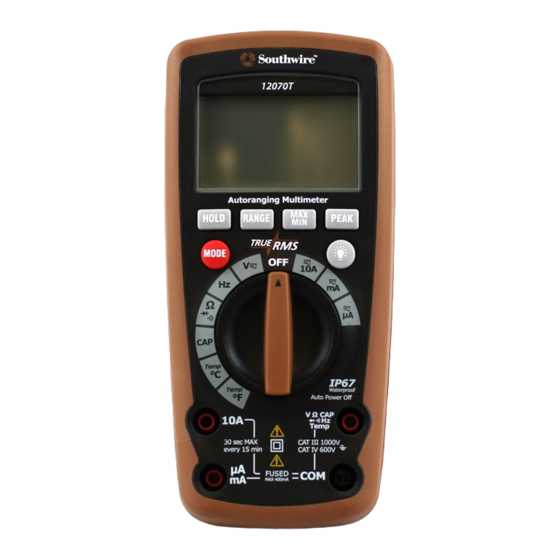 southwire  ip67 12070T Operating Instructions Manual