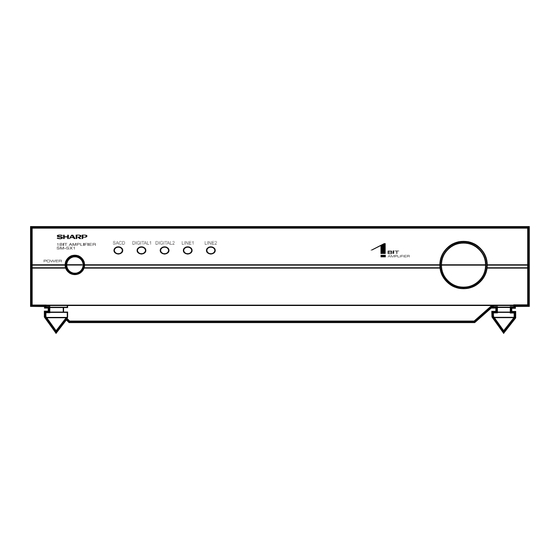 Sharp SM-SX1 Service Manual