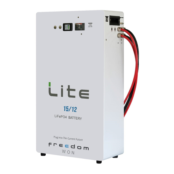 Freedom Won Freedom Lite Home 30/24 HV Installation Manual