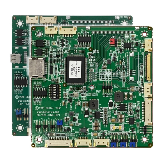 Digital View DT-1920-HDMI-EDPT Manuals