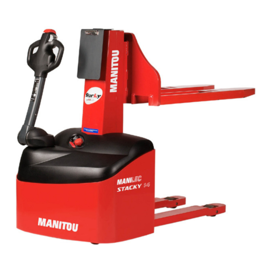 Manitou STACKY 10 FR S16 Operator's Manual