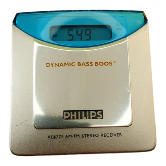 Philips AE6775 Specifications