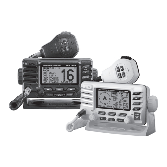Standard Horizon EXPLORER GX1700E Manuals