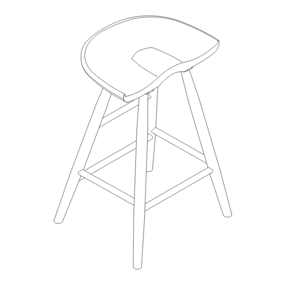 Habitat Barnwell Stool 3448298 Assembly Instructions Manual