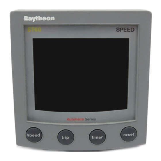 Raytheon ST60 Owner's Handbook Manual