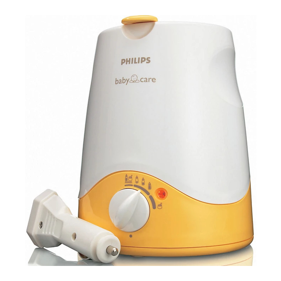 User Manuals: Philips SCF 205 Baby Bottle Warmer