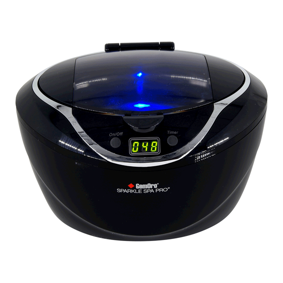 GemOro SPARKLE SPA PRO Instructions For Use Manual