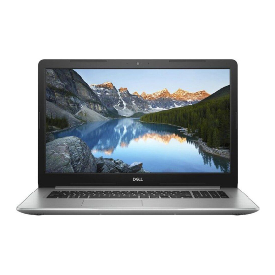 Dell Inspiron 17 5000 Series Quick Start Manual