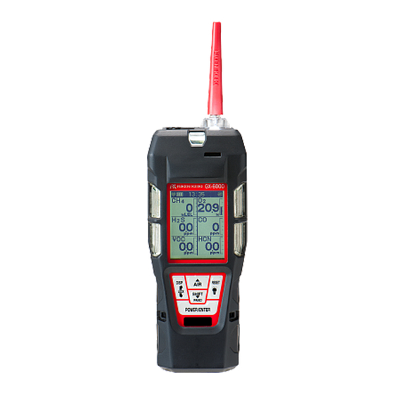 Riken Keiki GX-6000 Manuals